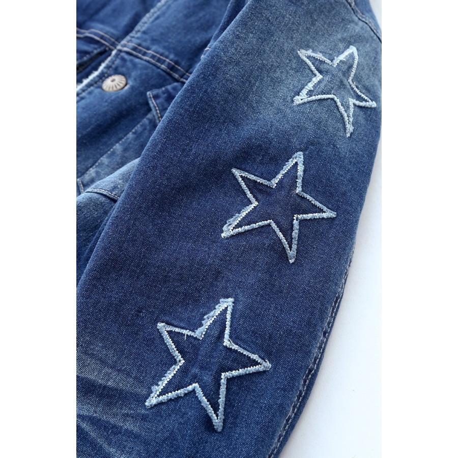 improves ランチコート メンズ 中綿ジャケット サーフ 星柄 裏ボア