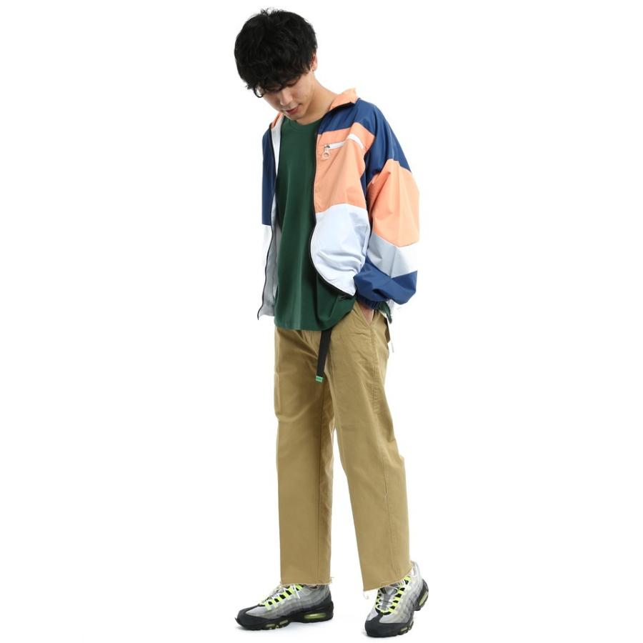 チノパンツ メンズ ワイドパンツ アンクルパンツ テーパードパンツ センタープレス アンクル丈 黒 | improves | 13