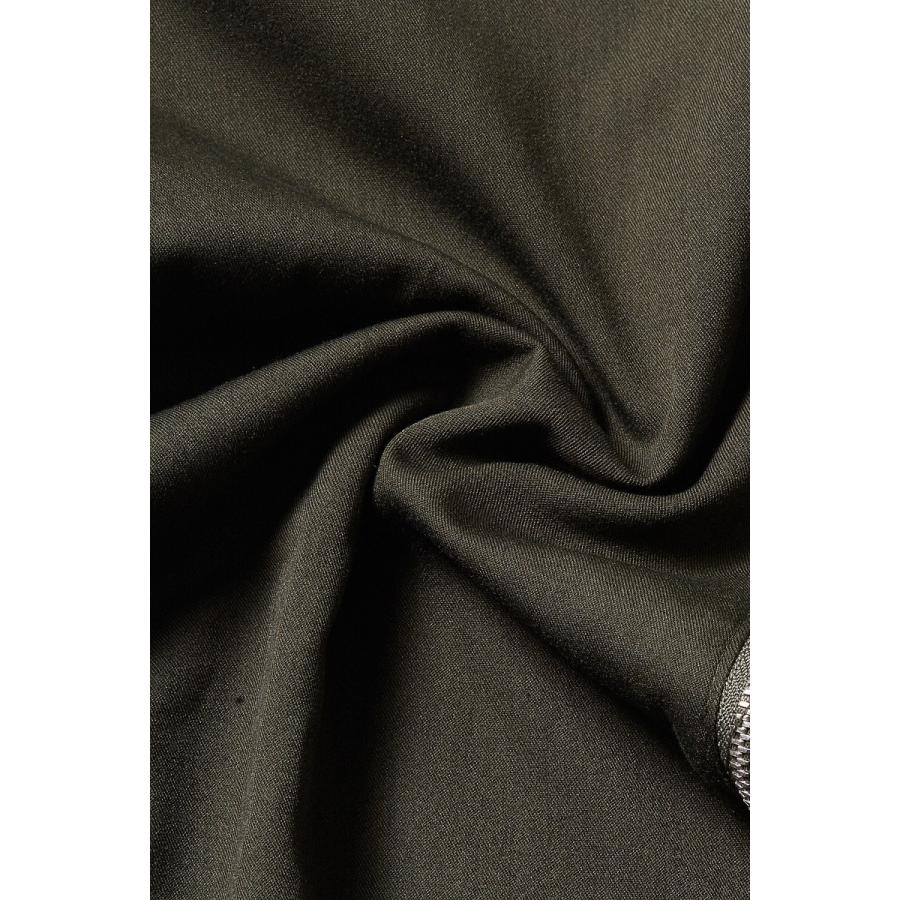 スーツ生地 Vジップ カーディガン メンズ 春 アウター ジャケット ブルゾン ジャンパー ジャンバー カーキ グレー きれいめ | improves | 14