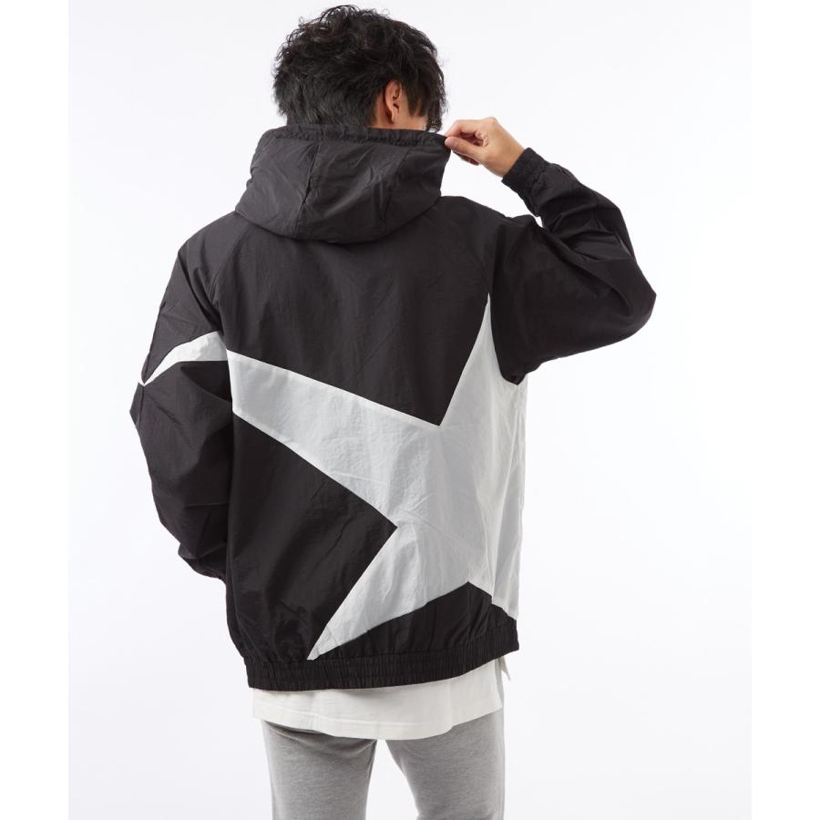 ビッグシルエット ナイロンジャケット マウンテンパーカー マンパー メンズ ビッグサイズ 大きいサイズ 星 スター 黒 青 赤 | improves | 04