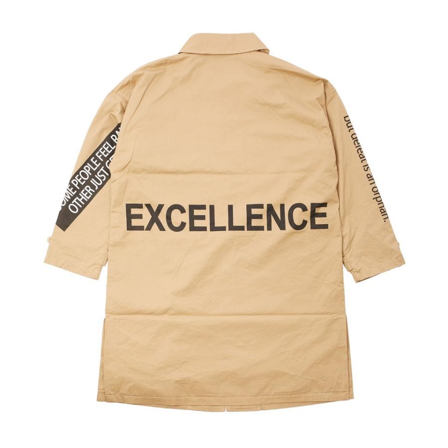 ビッグシルエット コート メンズ ロング オーバーサイズ ミリタリージャケット ロングコート ビックシルエット アウター 黒 | improves | 08