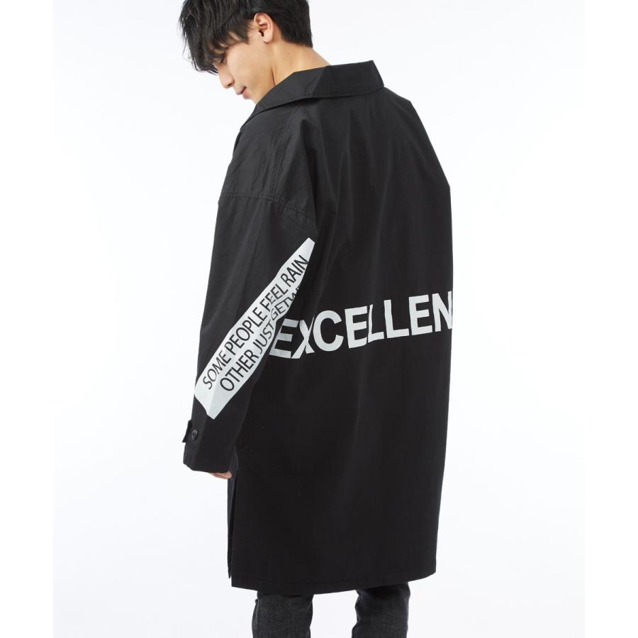 ビッグシルエット コート メンズ ロング オーバーサイズ ミリタリージャケット ロングコート ビックシルエット アウター 黒 | improves | 05