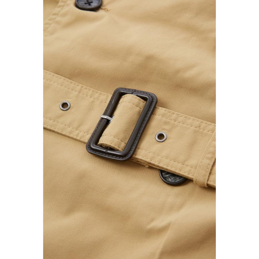 ロング トレンチコート メンズ ロングコート ロング丈 ミリタリー コート 春 アウター デニム ジャケット ベージュ 黒 | improves | 15