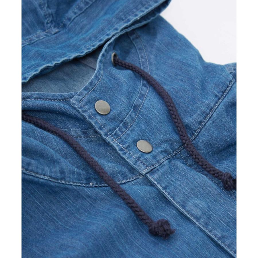 ビッグシルエット モッズコート メンズ 大きいサイズ ロングコート ビッグサイズ ミリタリージャケット デニム 黒  ストリート系 | improves | 09