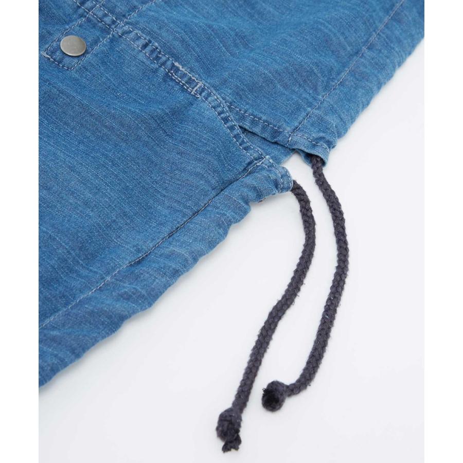 ビッグシルエット モッズコート メンズ 大きいサイズ ロングコート ビッグサイズ ミリタリージャケット デニム 黒  ストリート系 | improves | 10