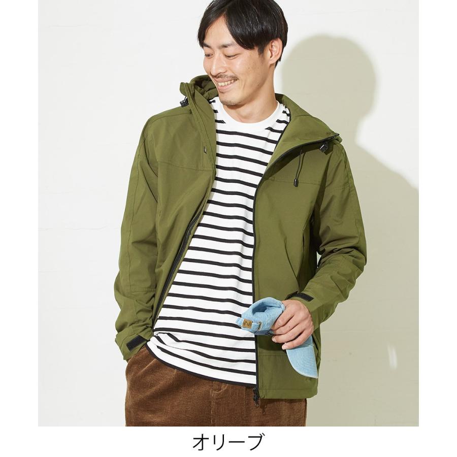 マウンテンパーカー メンズ 迷彩 チェック マンパー ライトジャケット ボリュームネック ナイロン カモフラ 黒 ストリート系 | improves | 01