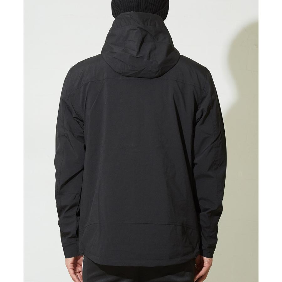 マウンテンパーカー メンズ 迷彩 チェック マンパー ライトジャケット ボリュームネック ナイロン カモフラ 黒 ストリート系 | improves | 11