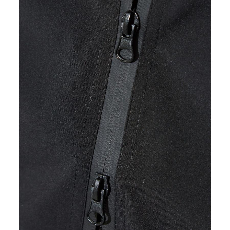 マウンテンパーカー メンズ 迷彩 チェック マンパー ライトジャケット ボリュームネック ナイロン カモフラ 黒 ストリート系 | improves | 15