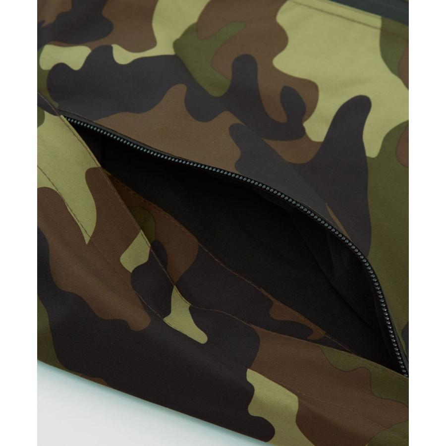 マウンテンパーカー メンズ 迷彩 チェック マンパー ライトジャケット ボリュームネック ナイロン カモフラ 黒 ストリート系 | improves | 19