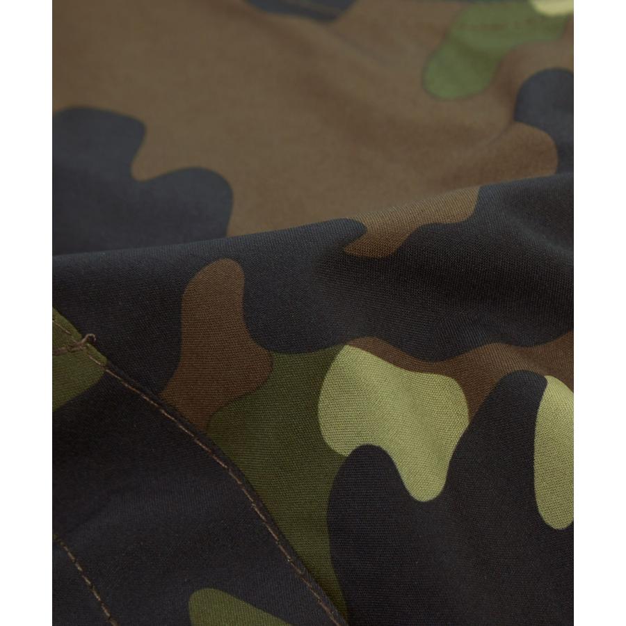 マウンテンパーカー メンズ 迷彩 チェック マンパー ライトジャケット ボリュームネック ナイロン カモフラ 黒 ストリート系 | improves | 20