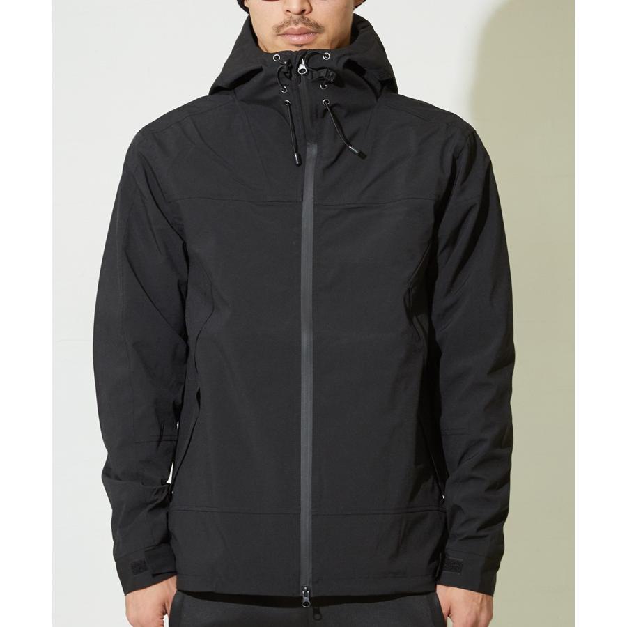 マウンテンパーカー メンズ 迷彩 チェック マンパー ライトジャケット ボリュームネック ナイロン カモフラ 黒 ストリート系 | improves | 09