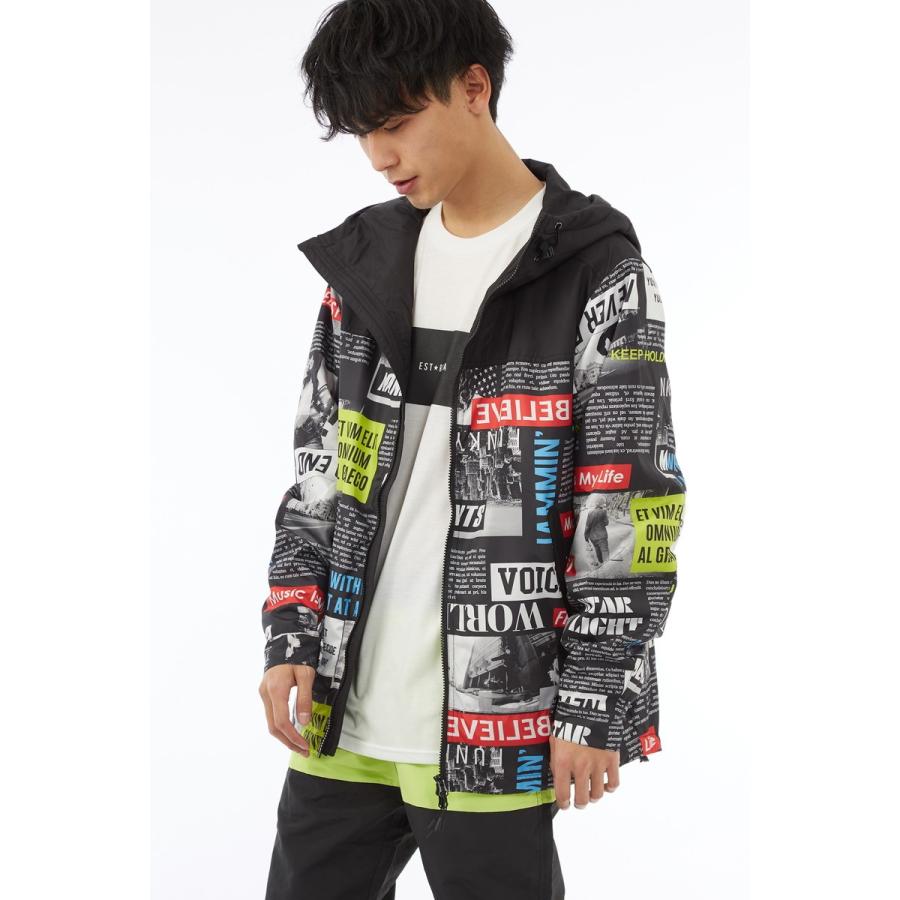 マウンテンパーカー メンズ マウンテンパーカ ジャケット 春 アウター ボリュームネック ナイロン パーカー マンパー 撥水 | improves | 01