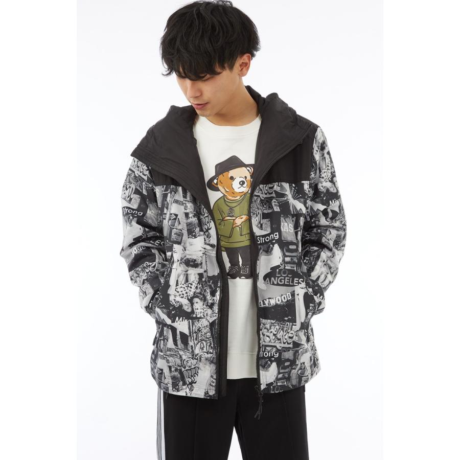 マウンテンパーカー メンズ マウンテンパーカ ジャケット 春 アウター ボリュームネック ナイロン パーカー マンパー 撥水 | improves | 02