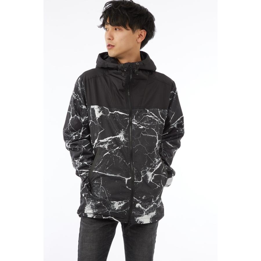 マウンテンパーカー メンズ マウンテンパーカ ジャケット 春 アウター ボリュームネック ナイロン パーカー マンパー 撥水 | improves | 03