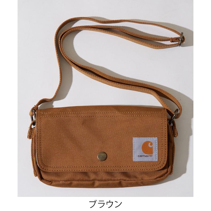 Carhartt カーハート ミニ ショルダーバッグ メンズ サコッシュ サコッシュバッグ ブランド ロゴ バック かばん カバン 鞄 ブラック 黒 | Carhartt | 01