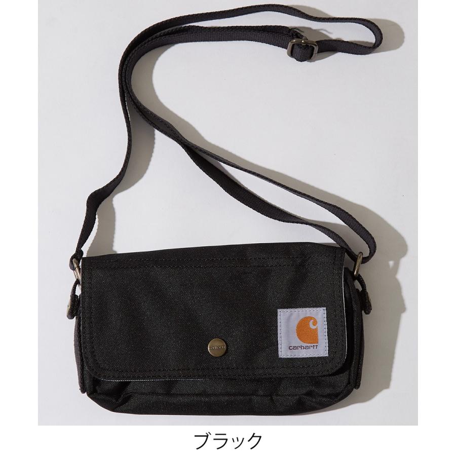 Carhartt カーハート ミニ ショルダーバッグ メンズ サコッシュ サコッシュバッグ ブランド ロゴ バック かばん カバン 鞄 ブラック 黒 | Carhartt | 03