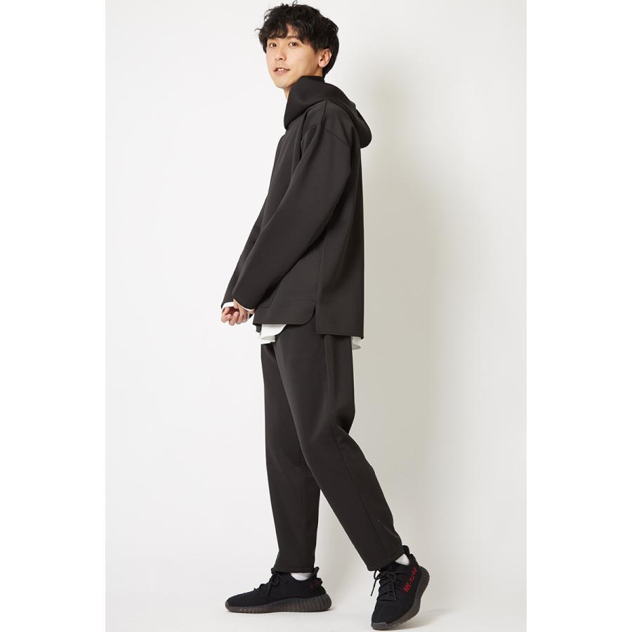 ジャージ パンツ メンズ セットアップ可能 ジョガーパンツ スリム テーパードパンツ イージーパンツ ブラック 黒 | improves | 03
