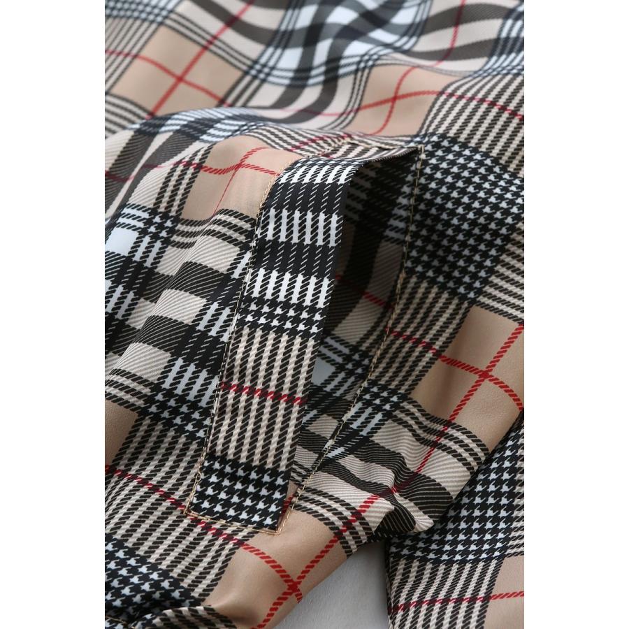 ビッグシルエット チェック ナイロンジャケット メンズ ストリート 春 アウター ブルゾン ジャンパー トラックジャケット | improves | 17