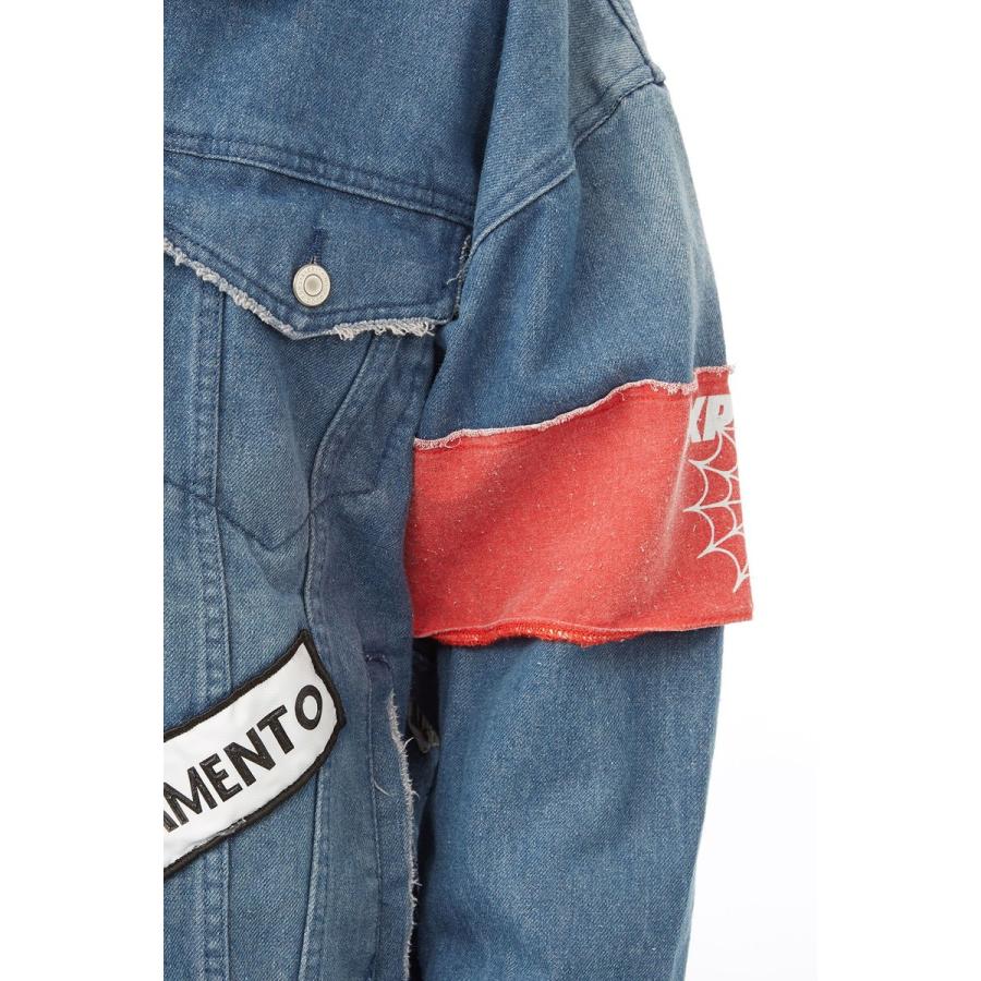 ビッグシルエット ジージャン メンズ Gジャン デニムジャケット オーバーサイズ ビッグサイズ 春 アウター ブルゾン | improves | 16