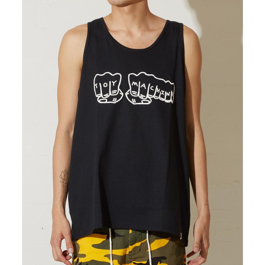 TOY MACHINE トイマシーン タンクトップ メンズ Tシャツ ノースリーブ カットソー ブランド ロゴ プリント 白 | improves | 04
