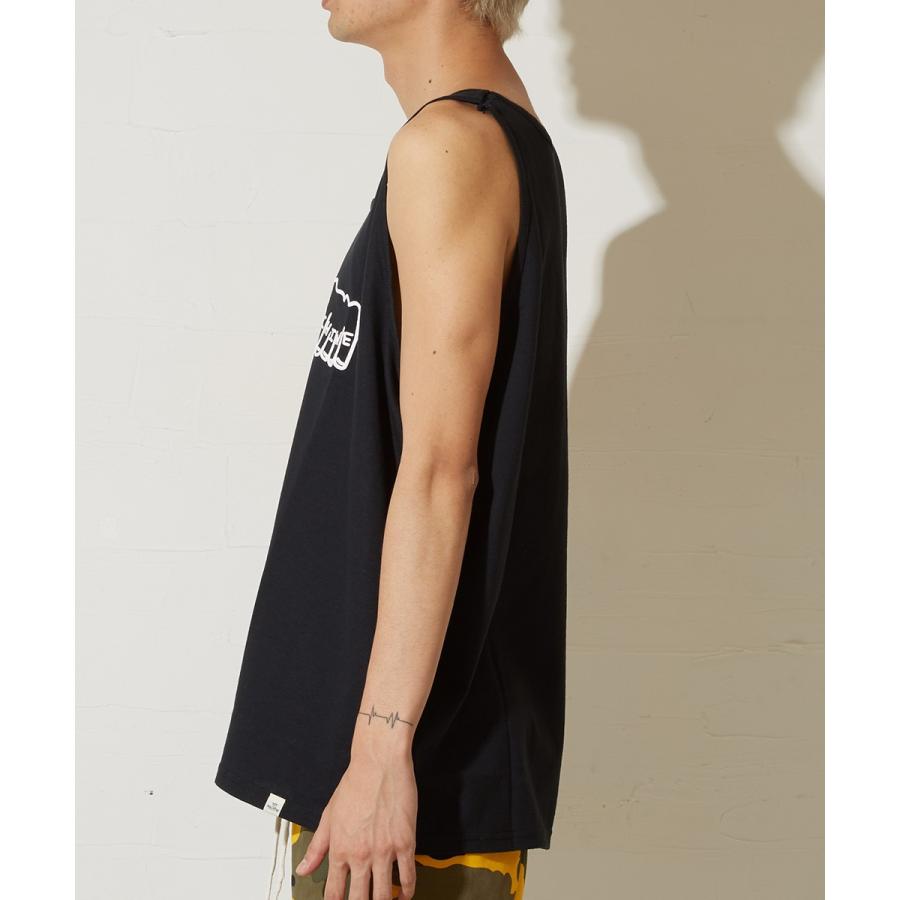 TOY MACHINE トイマシーン タンクトップ メンズ Tシャツ ノースリーブ カットソー ブランド ロゴ プリント 白 | improves | 05