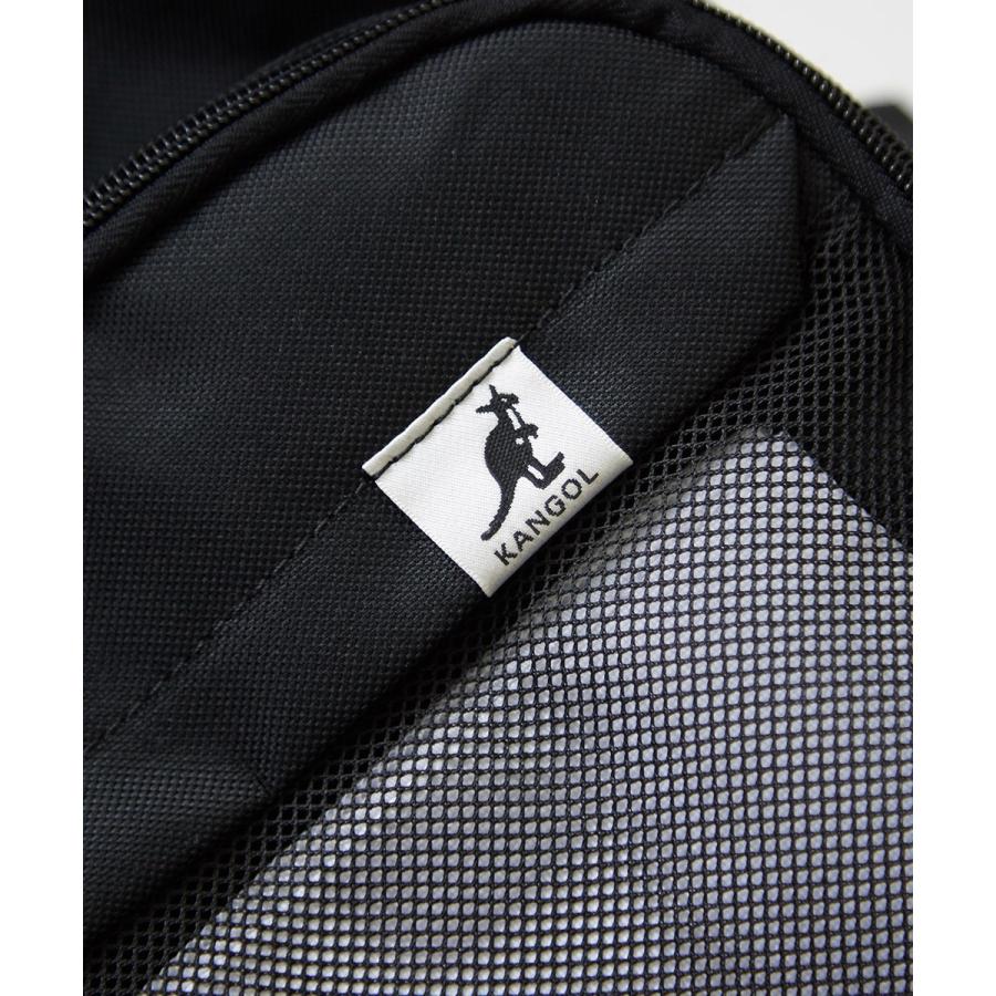 KANGOL カンゴール リュック メンズ バックパック デイパック リュックサック ポーチ付き バッグ ブランド 黒 | KANGOL | 05