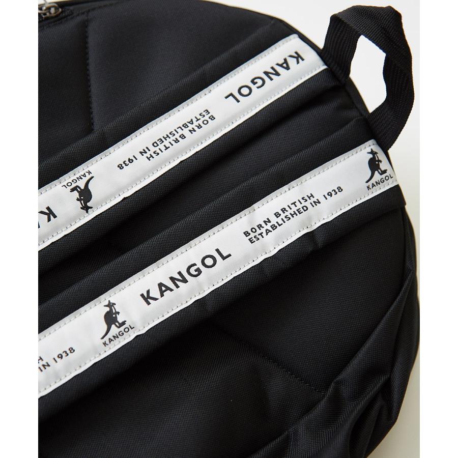 KANGOL カンゴール リュック メンズ バックパック デイパック リュックサック ポーチ付き バッグ ブランド 黒 | KANGOL | 08