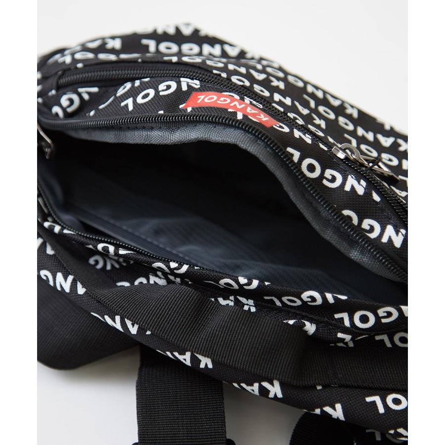 KANGOL カンゴール ウエストバッグ メンズ ウエストバック ウエスト ポーチ ボディバッグ ショルダーバッグ 黒 | KANGOL | 11