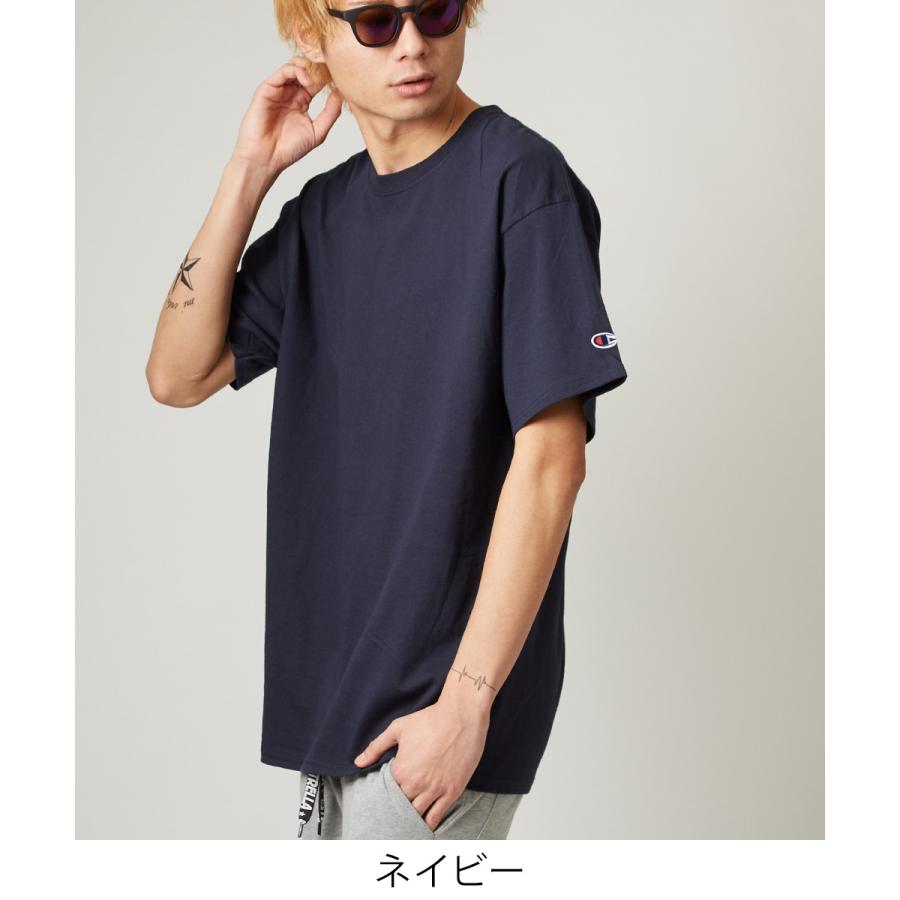 売約済みChampionビッグTシャツ ホワイトMとメニータグTシャツ ブラック Champion（チャンピオン） Tシャツ 半袖 メンズ フロントロゴ アメカジ