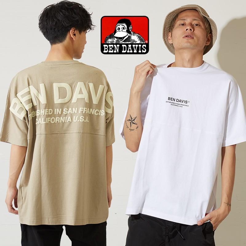 Ben Davis ベンデイビス ビッグtシャツ メンズ ビッグシルエット Tシャツ 半袖 フットボール ブランド ロゴ 白 Improves インプローブス 通販 Yahoo ショッピング