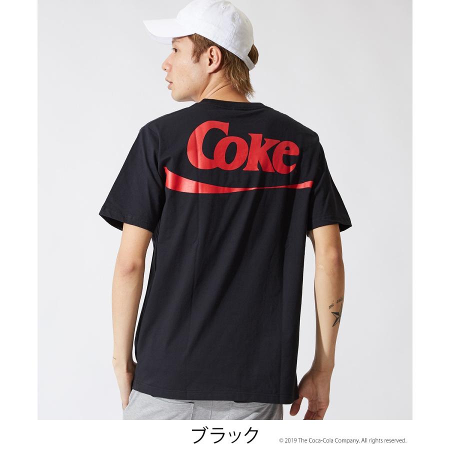 Coca Cola（コカコーラ） Tシャツ メンズ 半袖 クルーネック
