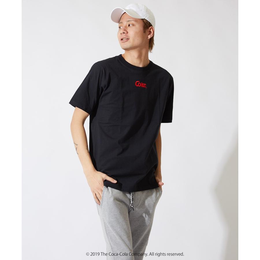 Coca Cola（コカコーラ） Tシャツ メンズ 半袖 クルーネック