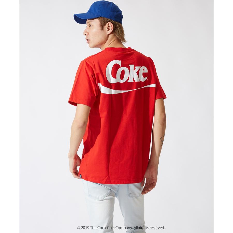 Coca Cola コカコーラ Tシャツ メンズ 半袖 クルーネック