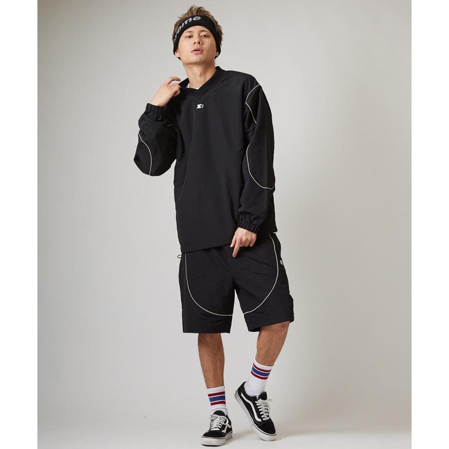 STARTER BLACK LABEL スターターブラックレーベル ナイロン プルオーバー メンズ トップス 春 アウター ブランド ブラック 黒 ストリート系 improves | improves | 02