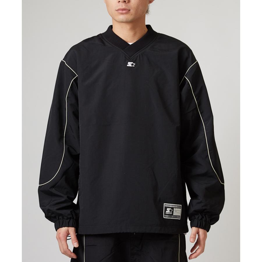 STARTER BLACK LABEL スターターブラックレーベル ナイロン プルオーバー メンズ トップス 春 アウター ブランド ブラック 黒 ストリート系 improves | improves | 04