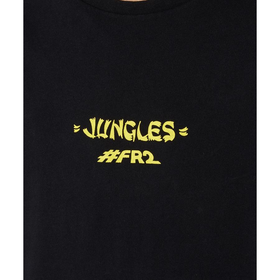 JUNGLES × #FR2 ジャングルズ Tシャツ メンズ 半袖 ブランド ロゴ クルーネック カットソー ジャングルス 白 | improves | 10