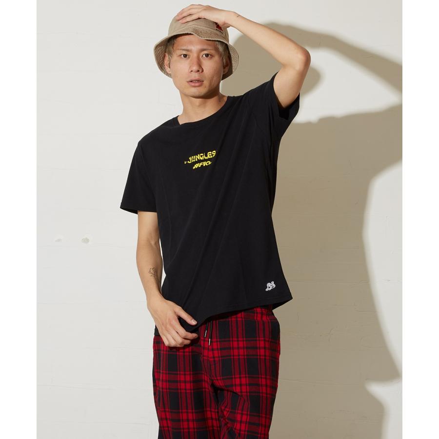 JUNGLES × #FR2 ジャングルズ Tシャツ メンズ 半袖 ブランド ロゴ クルーネック カットソー ジャングルス 白 | improves | 05