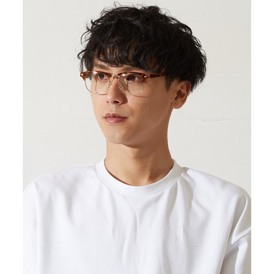 伊達メガネ サングラス メンズ サーモント メガネ 眼鏡 めがね おしゃれ UVカット 伊達眼鏡 だてめがね 薄い色 ウェリントン improves | improves | 06