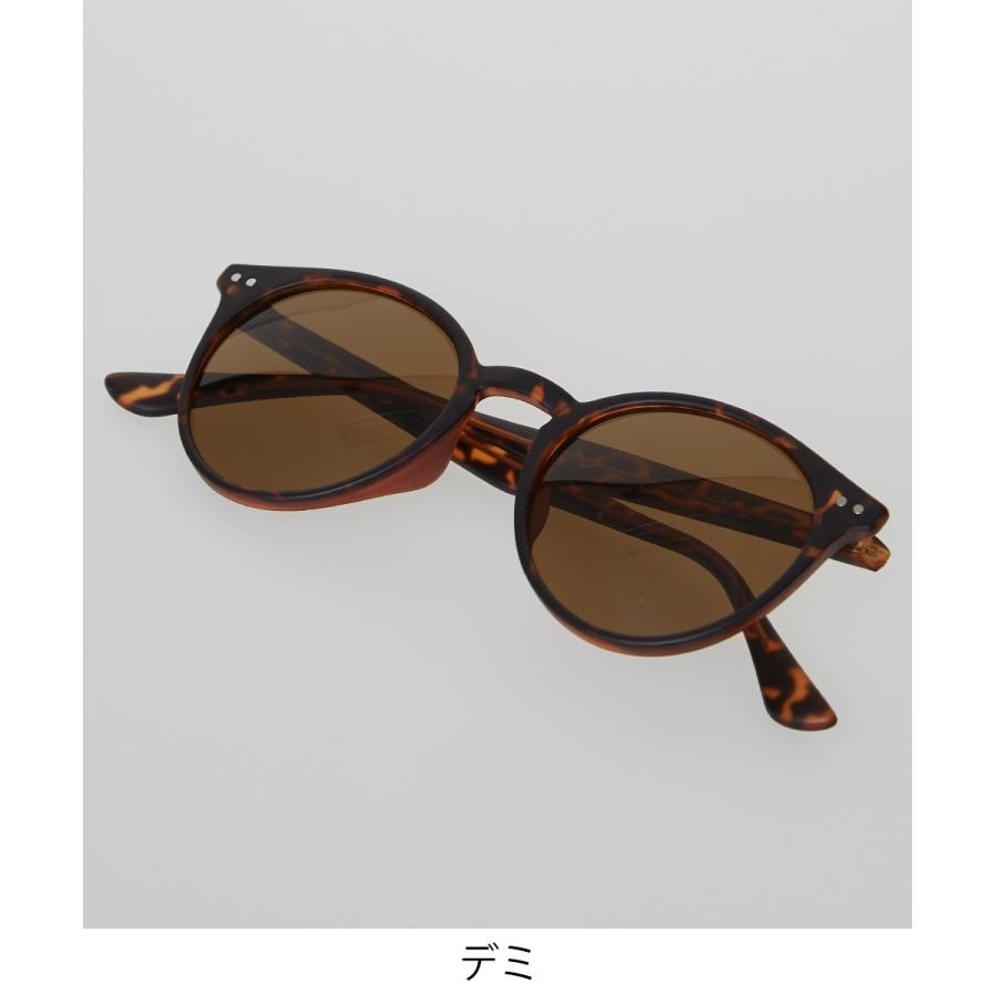 伊達メガネ サングラス メンズ ボストン メガネ 眼鏡 めがね おしゃれ UVカット 伊達眼鏡 だてめがね 薄い色 カラーレンズ 丸 improves | improves | 03