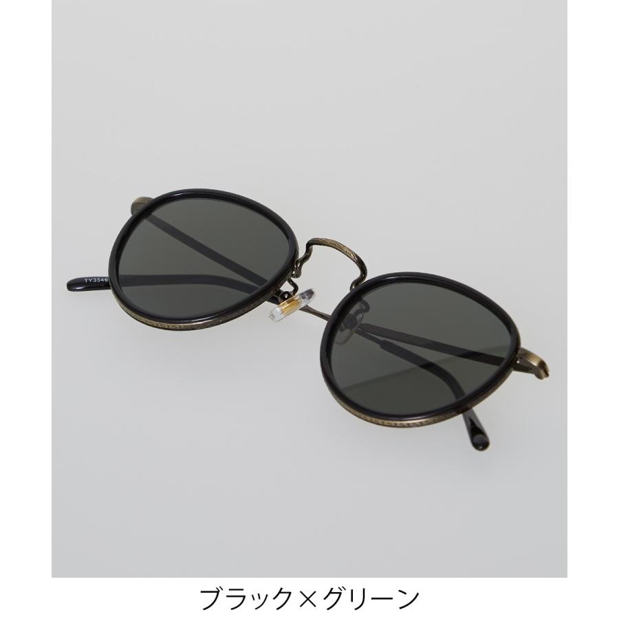 伊達メガネ サングラス メンズ ボストン メガネ 眼鏡 めがね おしゃれ UVカット 伊達眼鏡 だてめがね 薄い色 カラーレンズ 丸 improves | improves | 01