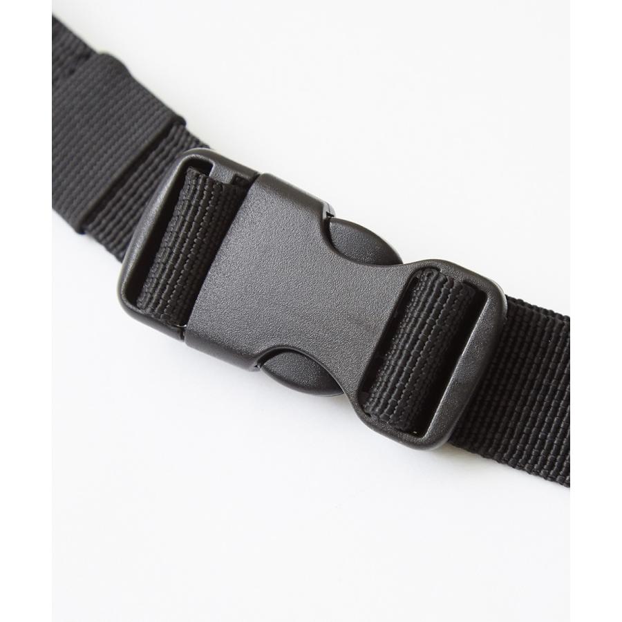 Hanes ヘインズ ウエストポーチ メンズ ブランド ウエストバッグ ボディバッグ ショルダーバッグ 斜めがけ キャンバス サコッシュ 黒 | Hanes | 07