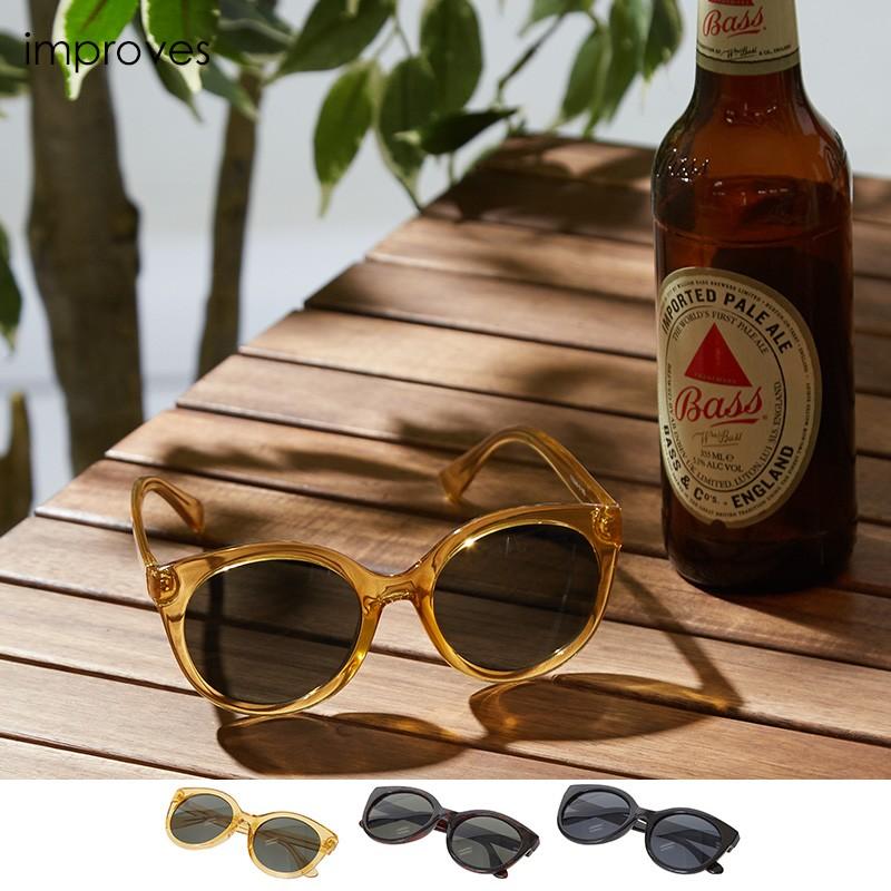 伊達メガネ サングラス メンズ ボストン メガネ 眼鏡 めがね おしゃれ Uvカット 伊達眼鏡 だてめがね 黒縁 クリア 丸メガネ Improves Improves インプローブス 通販 Yahoo ショッピング