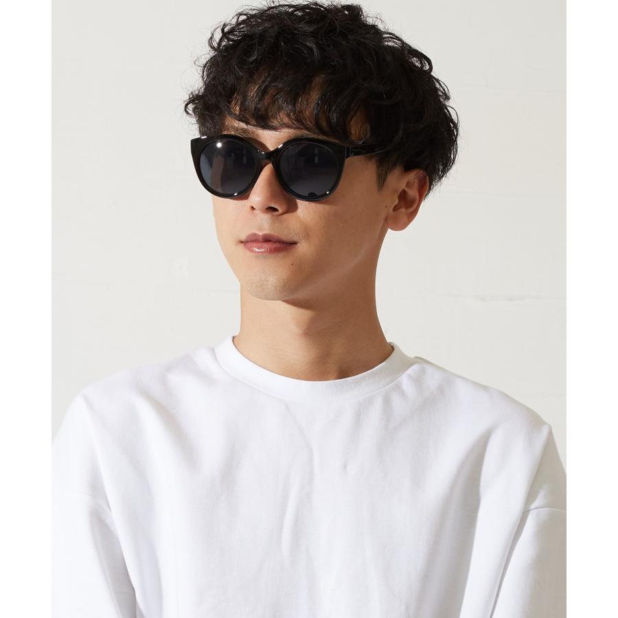 伊達メガネ サングラス メンズ ボストン メガネ 眼鏡 めがね おしゃれ UVカット 伊達眼鏡 だてめがね 黒縁 クリア 丸メガネ improves | improves | 03