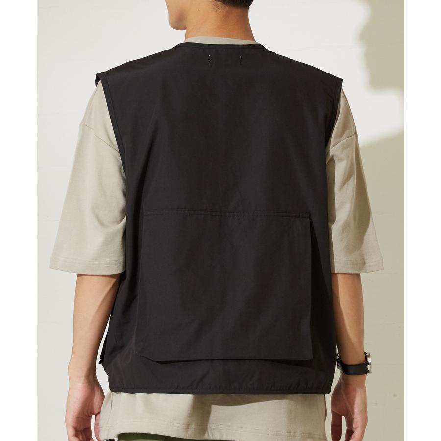 ベスト メンズ 春夏 フィッシングベスト おしゃれ ミリタリーベスト アウトドア ブラック 黒 ストリート 韓国 ファッション improves | improves | 08