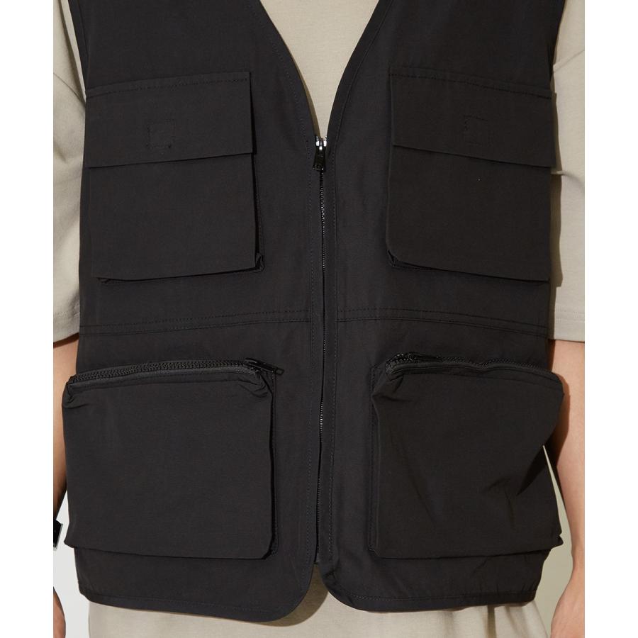 ベスト メンズ 春夏 フィッシングベスト おしゃれ ミリタリーベスト アウトドア ブラック 黒 ストリート 韓国 ファッション improves | improves | 09
