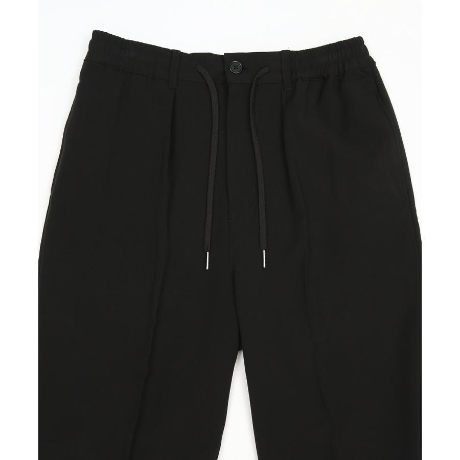 チェック ワイド パンツ メンズ チェック柄 アンクル テーパード イージーパンツ スラックス スリム 細身 スーツ improves | improves | 16