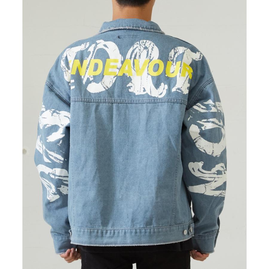 Gジャン メンズ ビッグシルエット デニム ジャケット ジージャン 大きいサイズ ビックシルエット オーバーサイズ 韓国 improves | improves | 10