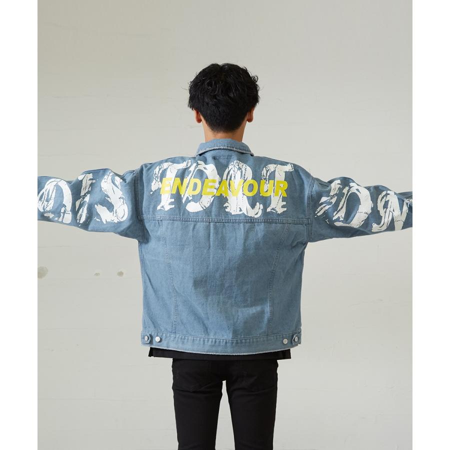 Gジャン メンズ ビッグシルエット デニム ジャケット ジージャン 大きいサイズ ビックシルエット オーバーサイズ 韓国 improves | improves | 11