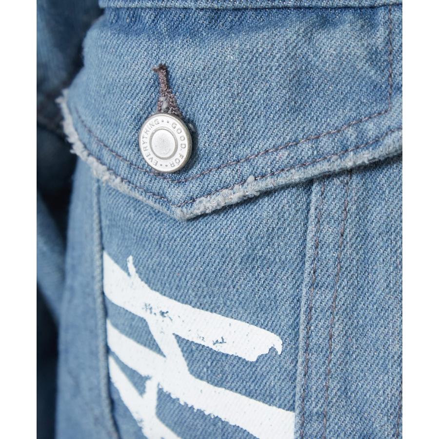 Gジャン メンズ ビッグシルエット デニム ジャケット ジージャン 大きいサイズ ビックシルエット オーバーサイズ 韓国 improves | improves | 16