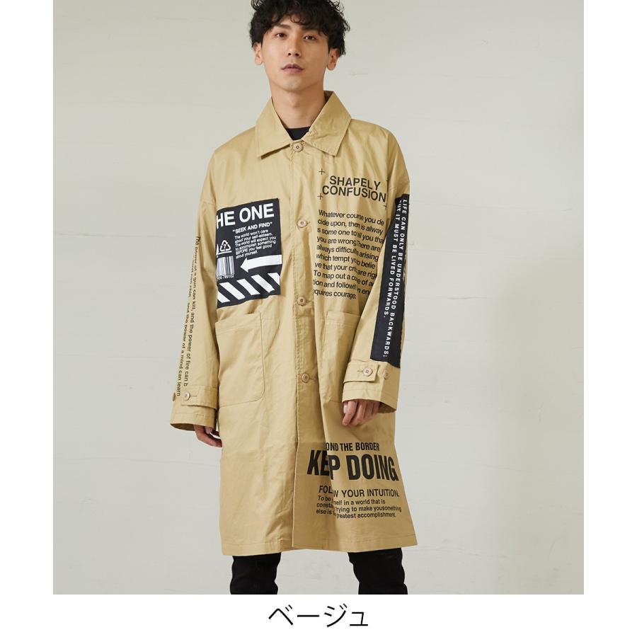 オーバーコート メンズ ビッグシルエット コート ショップコート ロング ジャケット ビックシルエット オーバーサイズ 韓国 Improves Improves インプローブス 通販 Yahoo ショッピング